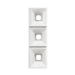 White porcelain breeze block, Surface 3 pattern