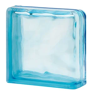Azure Wave Double End Block glass block