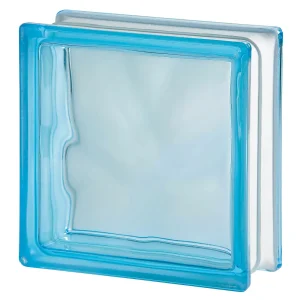 Azure Wave Frosted 1 Side glass block