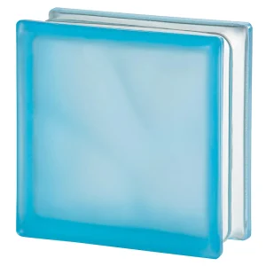 Azure Wave Frosted 2 Sides glass block