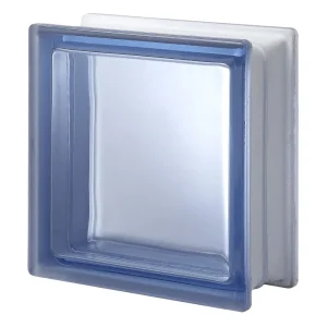 Blue Smooth Standard Block glass block