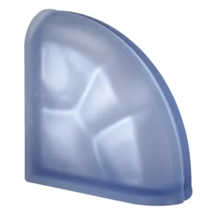 Blue Wave Curvo Double End Block Frosted 2 Sides glass block