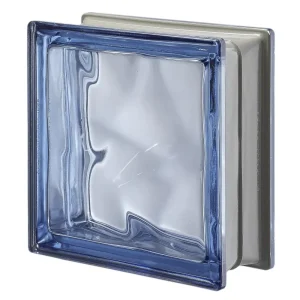 Blue Wave Metalized glass block