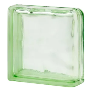 Green Wave Double End Block glass block