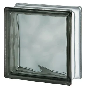Grey Wave Standard Block glass block
