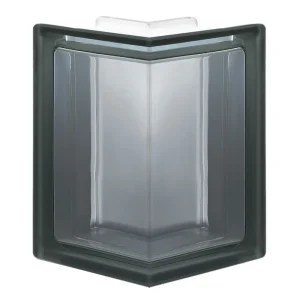 Nordica Smooth Corner 90° Frosted 1 Side glass block