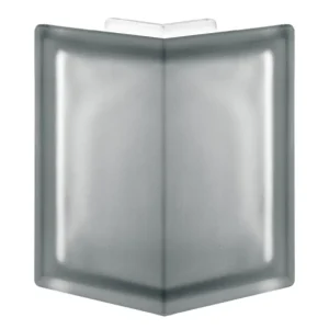 Nordica Smooth Corner 90° Frosted 2 Sides glass block