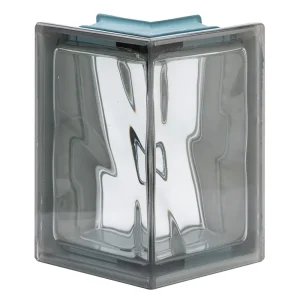 Nordica Wave Corner 90° Metalized glass block