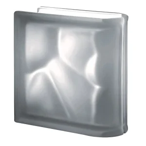 Nordica Wave Linear End Block Frosted 2 Sides glass block