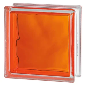 Brilly Orange Standard Block glass block