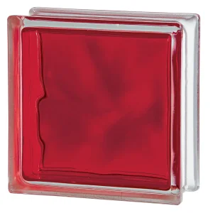 Brilly Red Standard Block glass block