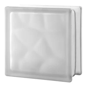 Wave Frosted 1 Side Standard Block glass block