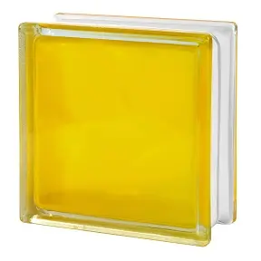 Brilly Yellow 100 Standard Block glass block