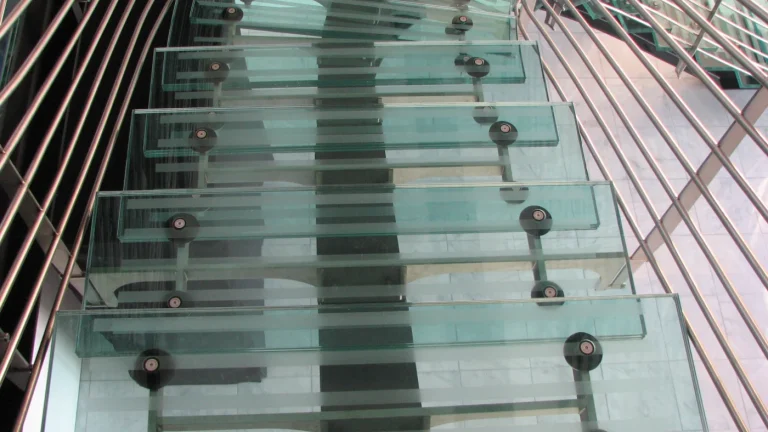 Structural glass floor and stair project