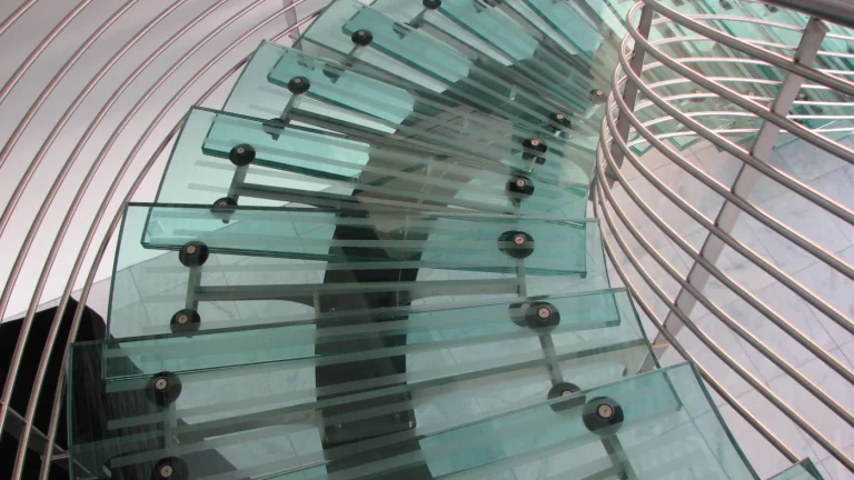 Structural glass floor and stair project