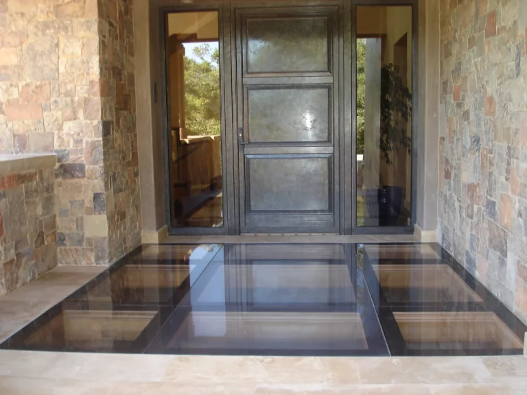Structural glass floor and stair project