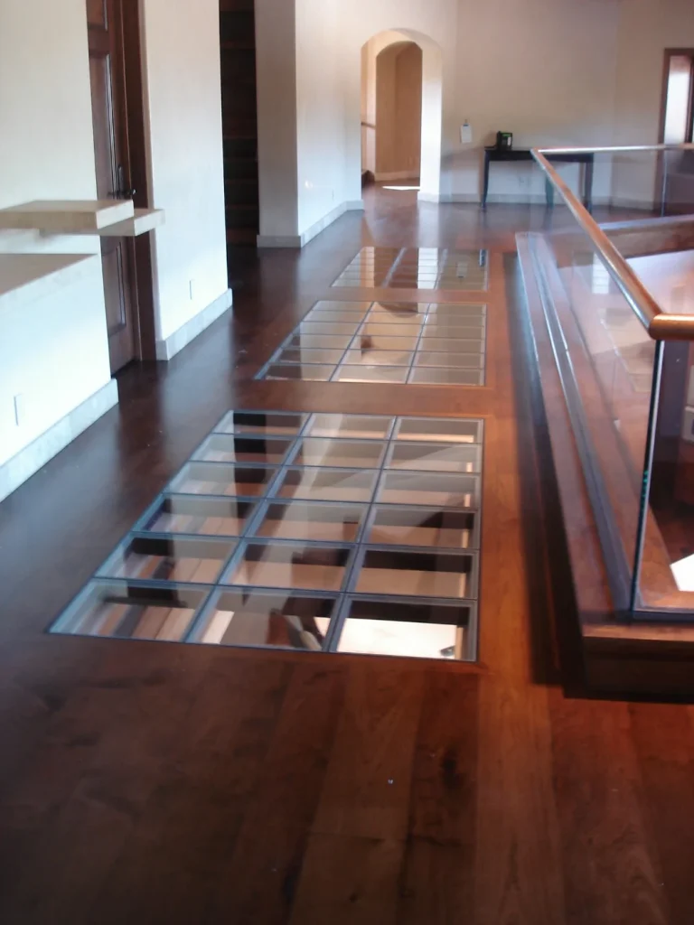 Structural glass floor and stair project