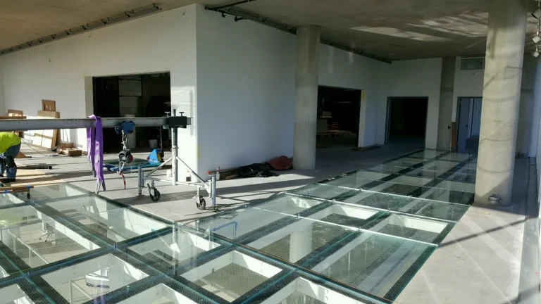 Structural glass floor and stair project