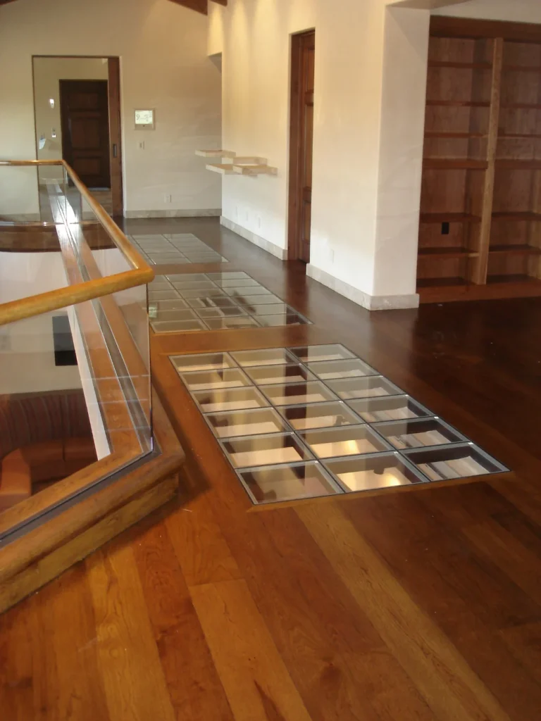 Structural glass floor and stair project