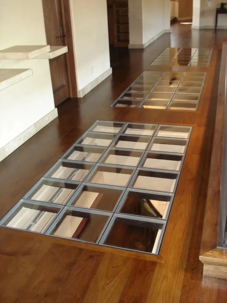 Structural glass floor and stair project