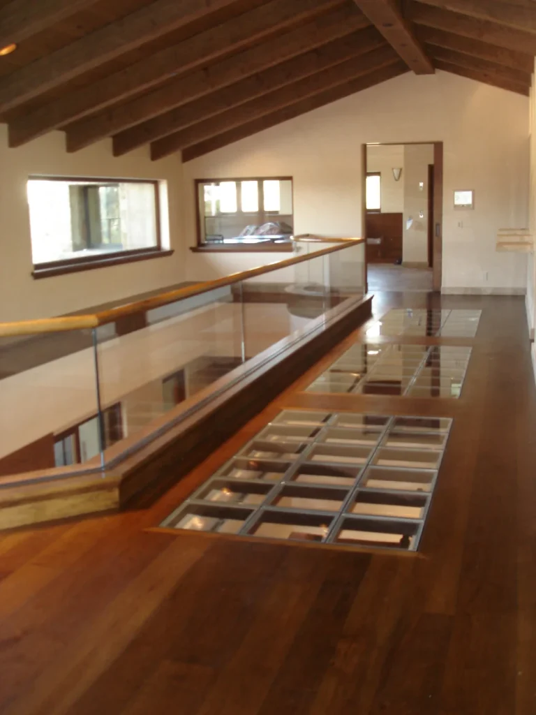 Structural glass floor and stair project