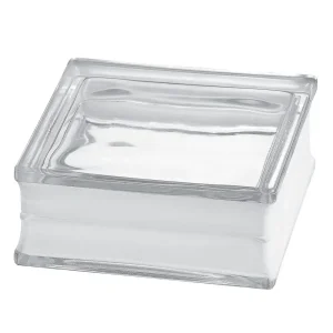 Euro Fire-Resistant glass paver, 30-Min Fire Rated, Clear, 8″ × 8″