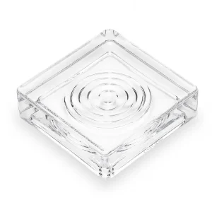 Historic glass paver, Circle Design — Thicker Profile, 3.5″ × 3.5″