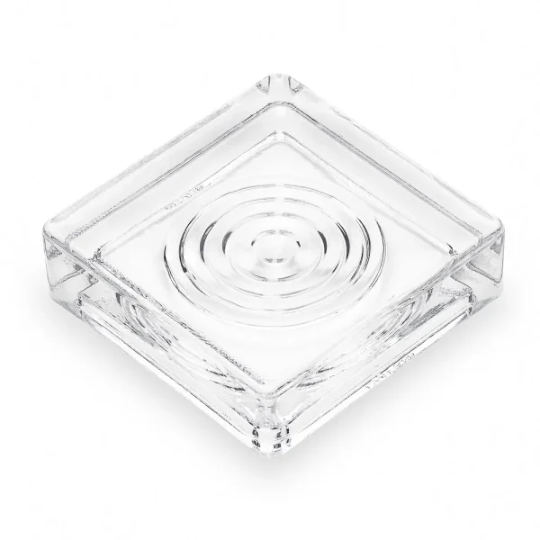 Historic glass paver, Circle Design — Thicker Profile, 3.5″ × 3.5″