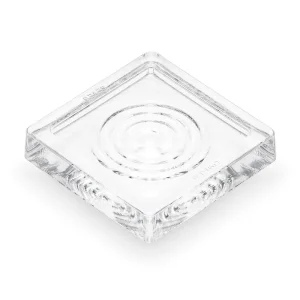 Historic glass paver, Circle Design — Thinner Profile, 3.5″ × 3.5″
