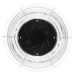 Photovoltaic glass paver, Clear Round, 4″ Round