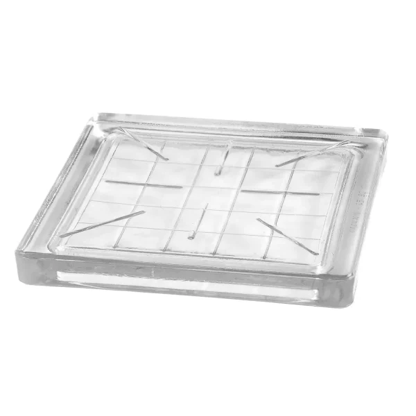 Thin glass paver, Prisma, 8″ × 8″