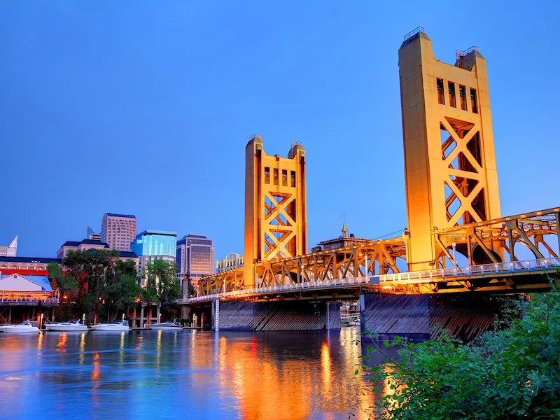 Tower Bridge in Sacramento